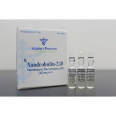 Alpha Pharma Nandrobolin,  Нандролон Деканоат, 250мг 10 ампул Индия