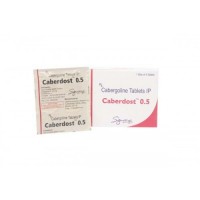Caberdost 0.5мг, Каберголин, Достинекс,  (4 таблетки) Индия