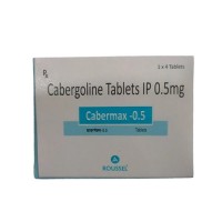 Cabermax 0.5мг, Каберголин, Достинекс,  (4 таблетки) Индия