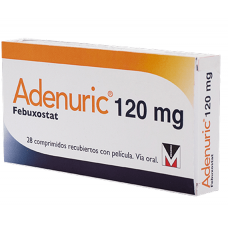 Аденурик (фебуксостат) 120мг 28 таблеток